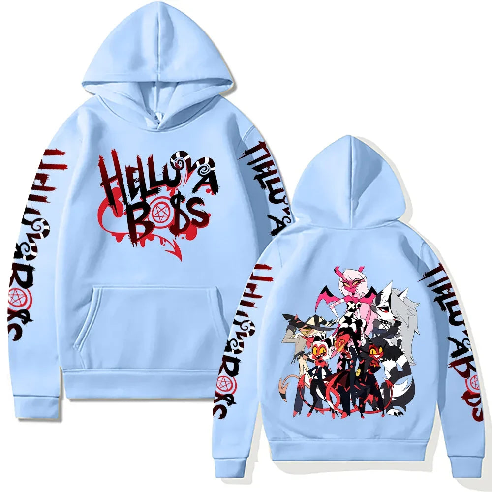 Hoodies New Trends Y2k Aesthetic Anime Sweatshirt Unisex Loose Hip Hop Streetwear Vintage Harajuku Pullovers Casual