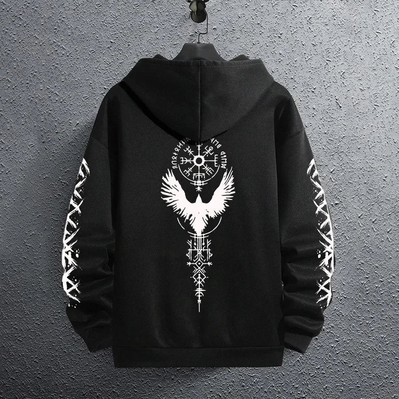 Black Sweatshirts Autumn Winter Male Daily Casual Sporty Jogging Hoodie Men's Outwear Fashion Pullover