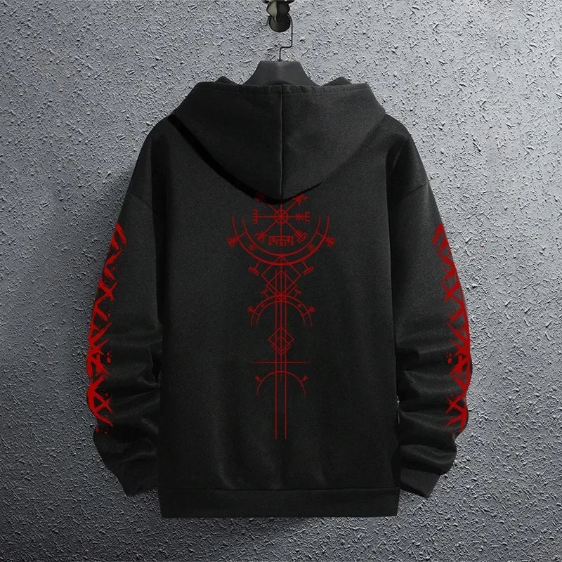 Black Sweatshirts Autumn Winter Male Daily Casual Sporty Jogging Hoodie Men's Outwear Fashion Pullover