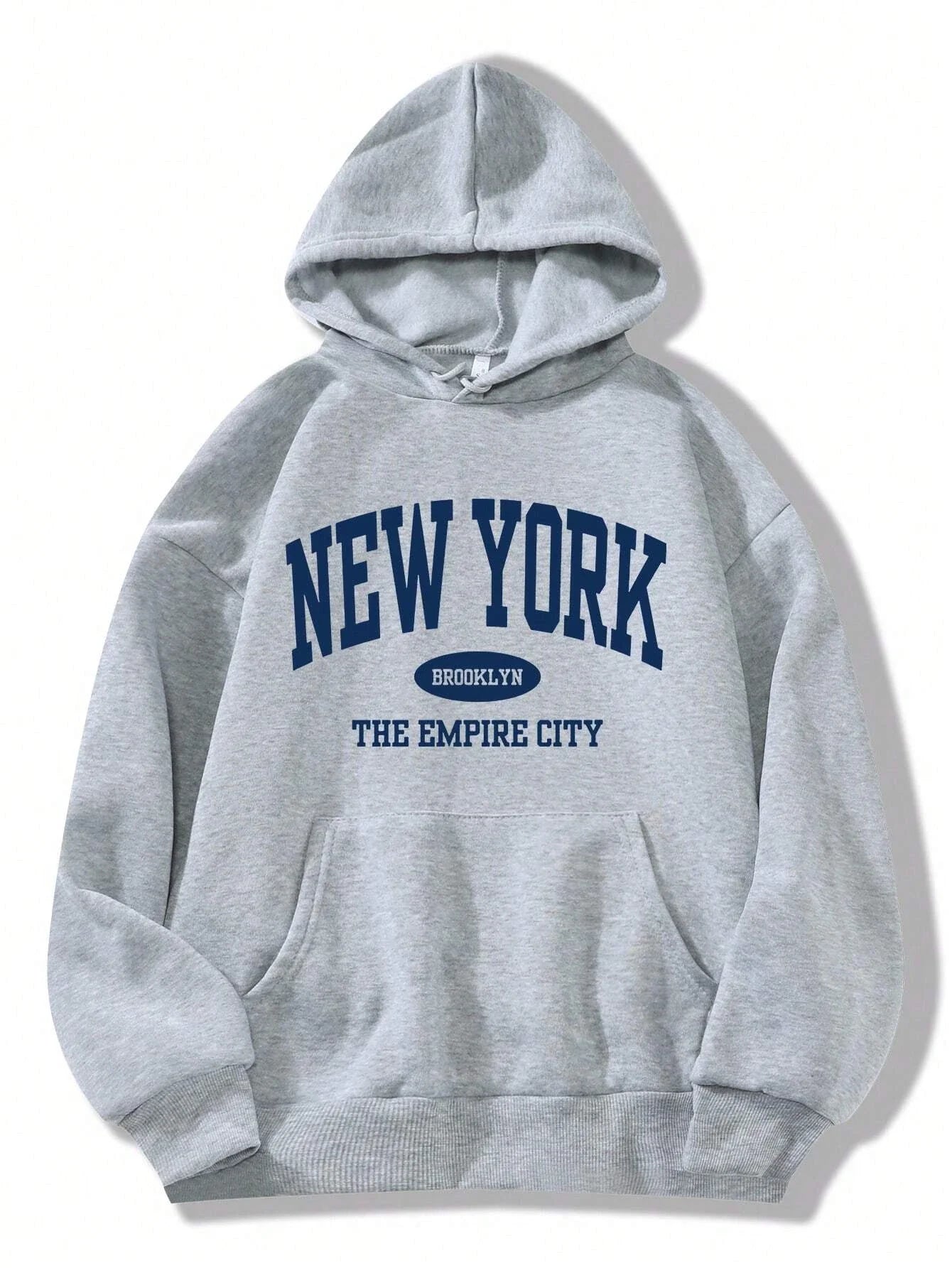 New York City Brooklyn Creative Letter Printed Female Hoodies Multicolor Loose Hoody Y2K Street Sportswear Fleece Hoodie Unisex