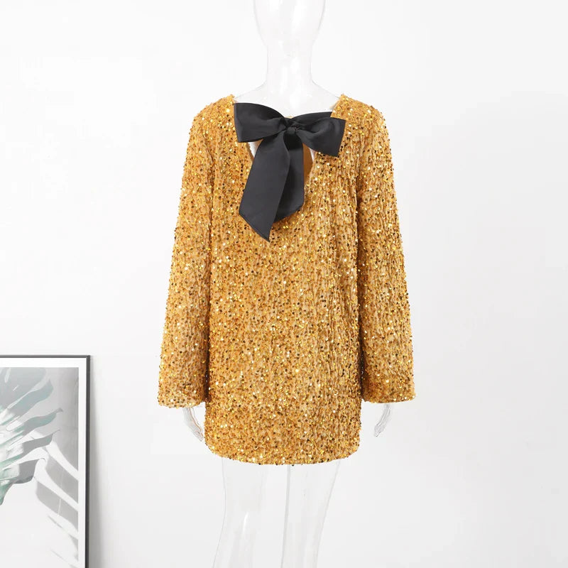 SEQUIN HOLLIDAY DRESS