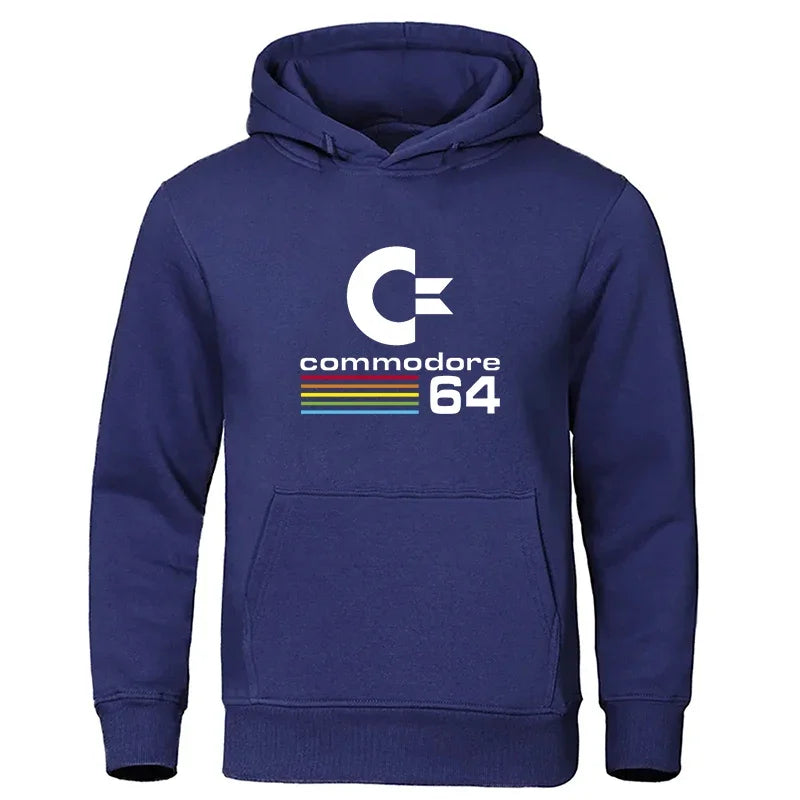 Comfortable Men Hoodie Tracksuit Autumn Winter Male Sweatshirts Commodore 64 Cool Clothing Long Sleeve Hoodies Street Hooded