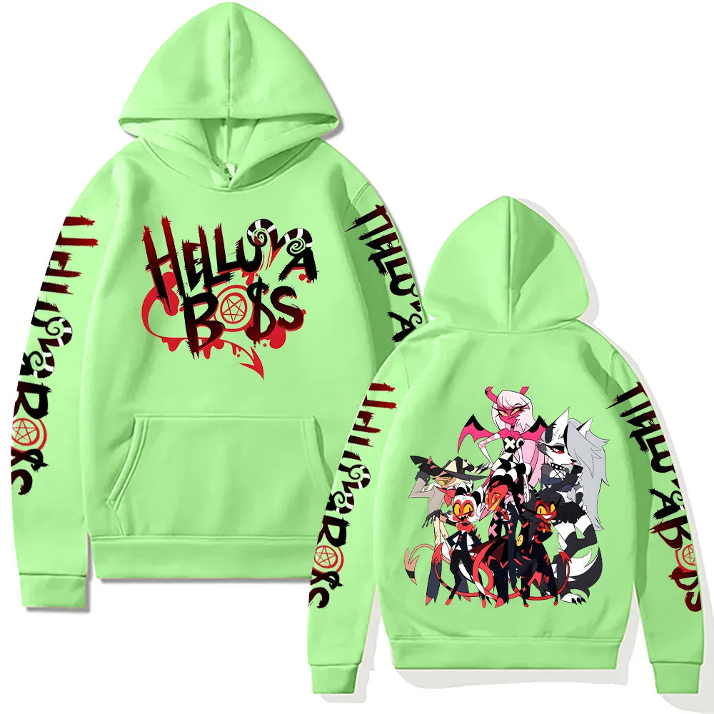Hoodies New Trends Y2k Aesthetic Anime Sweatshirt Unisex Loose Hip Hop Streetwear Vintage Harajuku Pullovers Casual