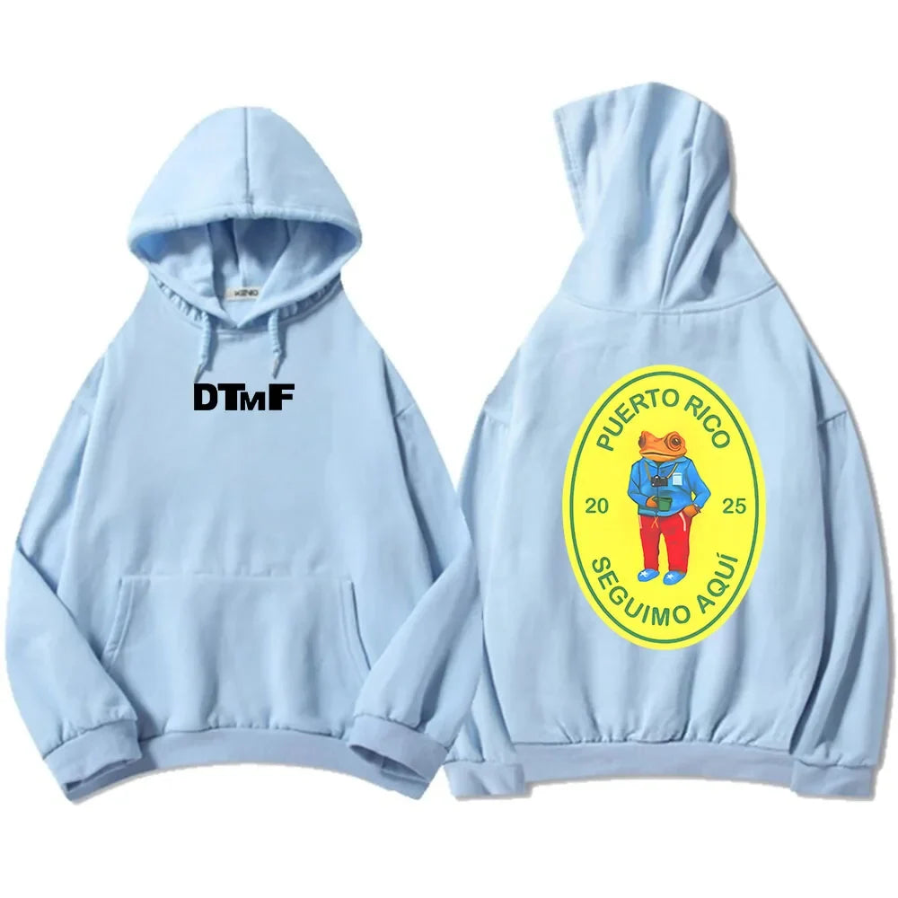 Hoodies Bad Bunny Singer Printing Sweatshirts Men Women Clothing Sudaderas Hombre Male