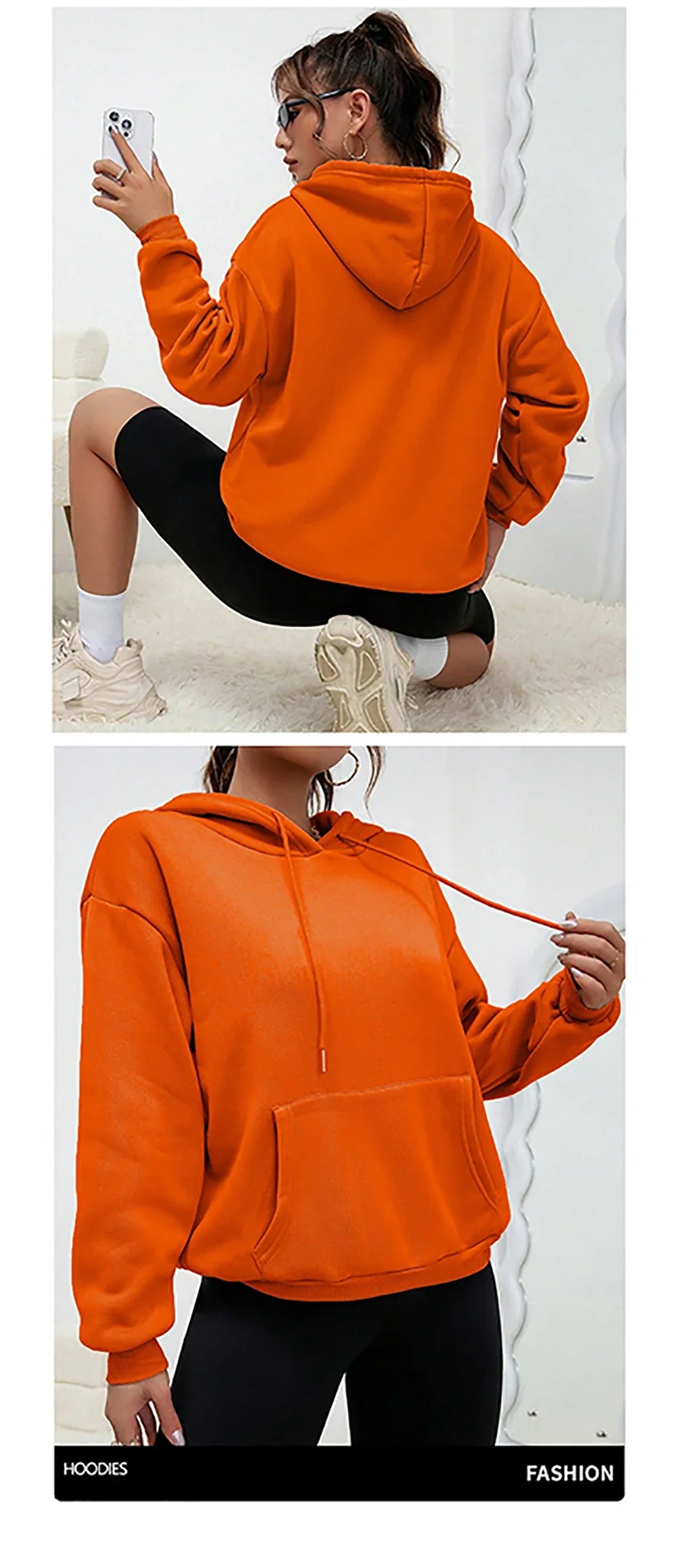 New York City Brooklyn Creative Letter Printed Female Hoodies Multicolor Loose Hoody Y2K Street Sportswear Fleece Hoodie Unisex