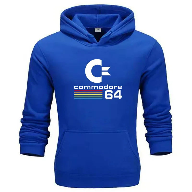 Comfortable Men Hoodie Tracksuit Autumn Winter Male Sweatshirts Commodore 64 Cool Clothing Long Sleeve Hoodies Street Hooded