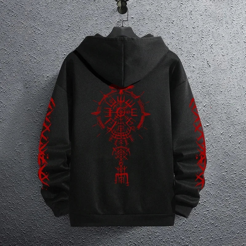 Black Sweatshirts Autumn Winter Male Daily Casual Sporty Jogging Hoodie Men's Outwear Fashion Pullover