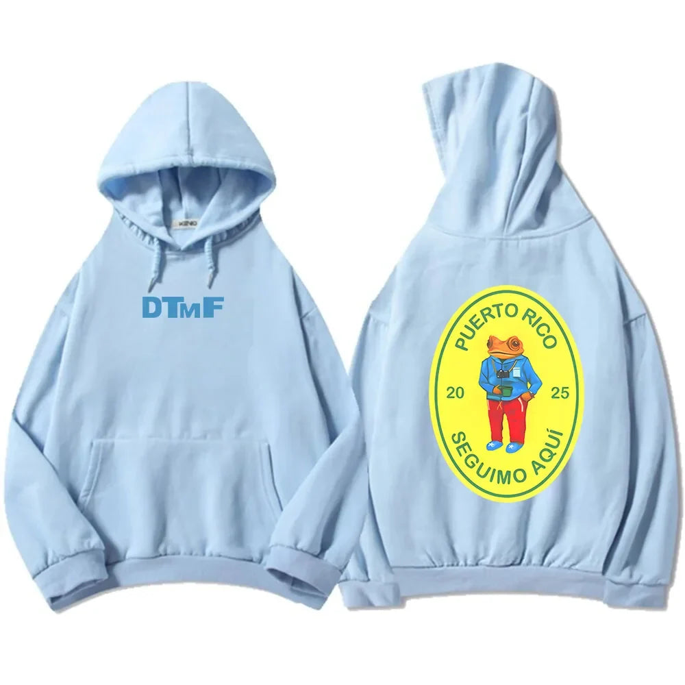 Hoodies Bad Bunny Singer Printing Sweatshirts Men Women Clothing Sudaderas Hombre Male