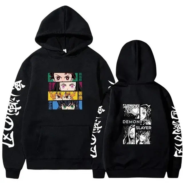 Anime Hoodie Men Women Pullover Sweatshirt Casual Streetwear Cosplay Costume Graphic Hooded Jacket Autumn Winter