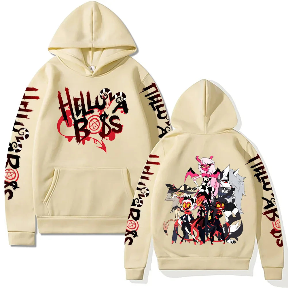 Hoodies New Trends Y2k Aesthetic Anime Sweatshirt Unisex Loose Hip Hop Streetwear Vintage Harajuku Pullovers Casual