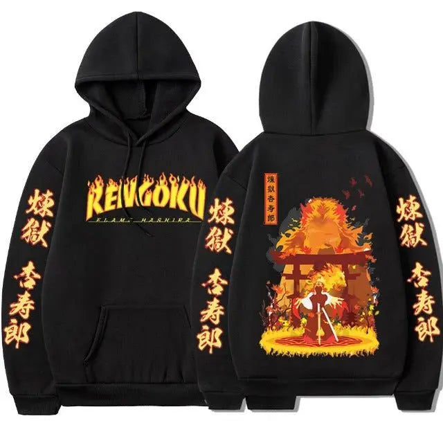 Anime Hoodie Men Women Pullover Sweatshirt Casual Streetwear Cosplay Costume Graphic Hooded Jacket Autumn Winter