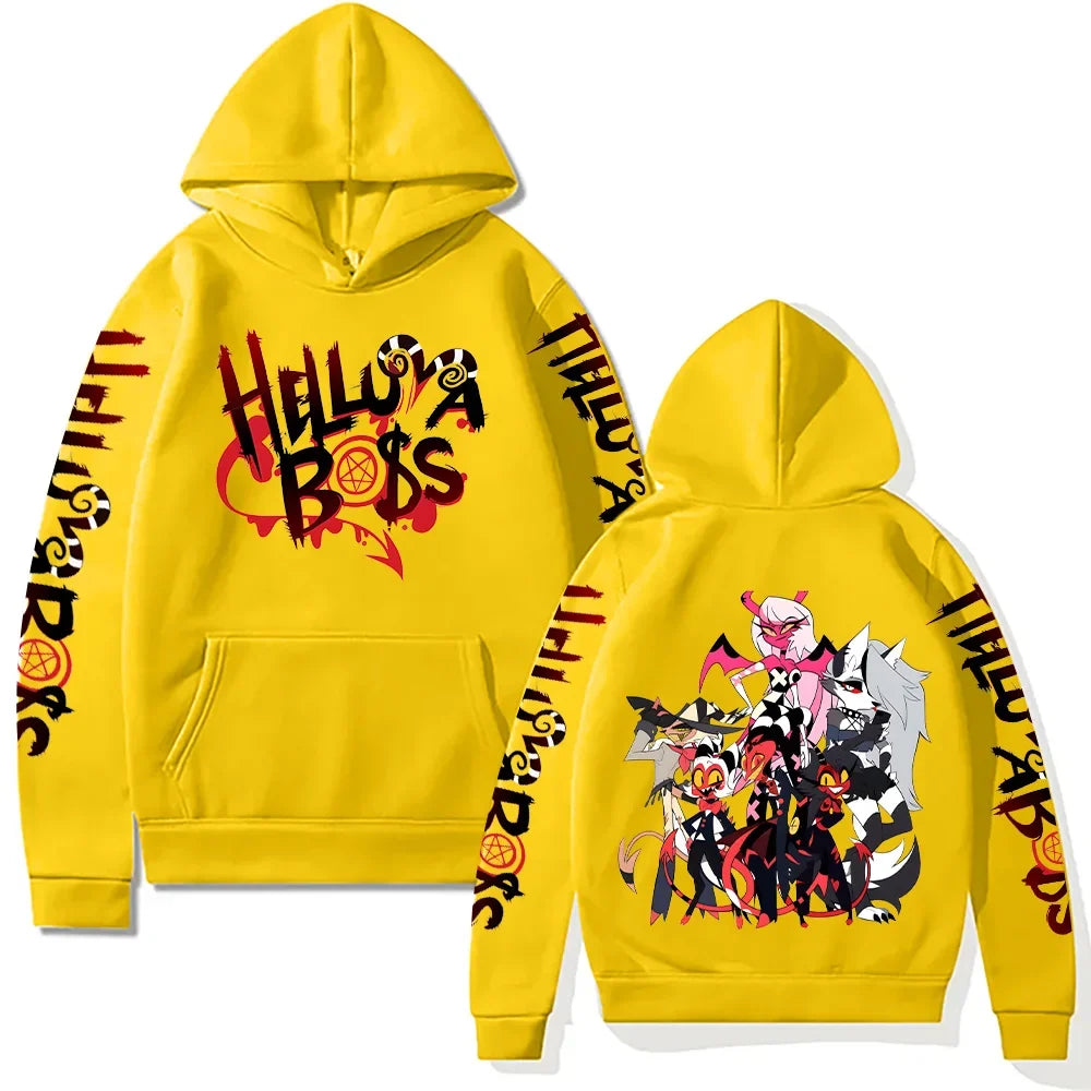 Hoodies New Trends Y2k Aesthetic Anime Sweatshirt Unisex Loose Hip Hop Streetwear Vintage Harajuku Pullovers Casual