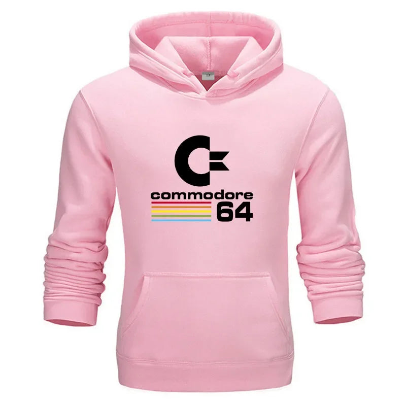 Comfortable Men Hoodie Tracksuit Autumn Winter Male Sweatshirts Commodore 64 Cool Clothing Long Sleeve Hoodies Street Hooded