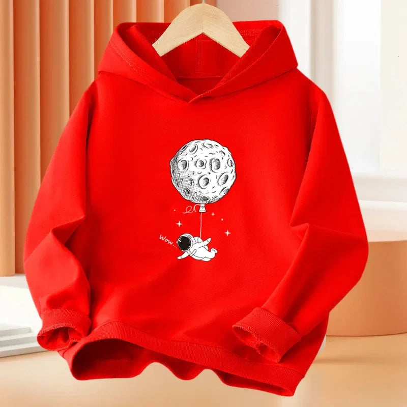 New Low battery Help me printing Hooded Kids Hoodies Sweatshirts Boys Spring  Autumn Hip Hop Basic Coat