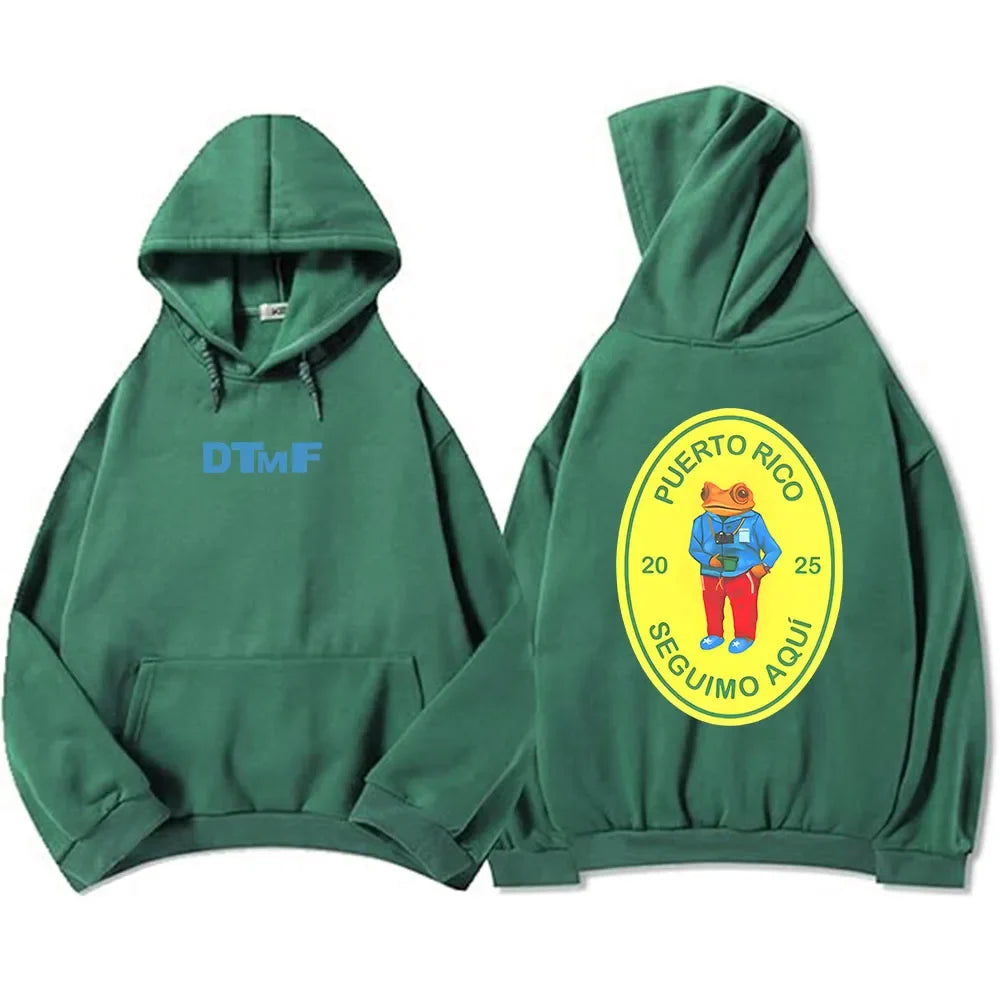 Hoodies Bad Bunny Singer Printing Sweatshirts Men Women Clothing Sudaderas Hombre Male