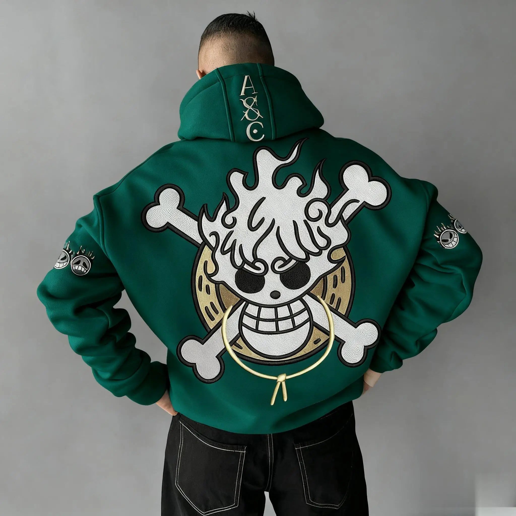 Oversized One Piece Anime Hoodie Men Women Pullover Sweatshirt Cartoon Graphic Print Streetwear Casual Autumn Winter Y2k Clothes