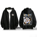 One Piece Gear 5 Luffy Anime Hooded Sweatshirt Men Women Zip Up Jacket Streetwear Casual Pullover Autumn Cartoon Graphic Hoodie