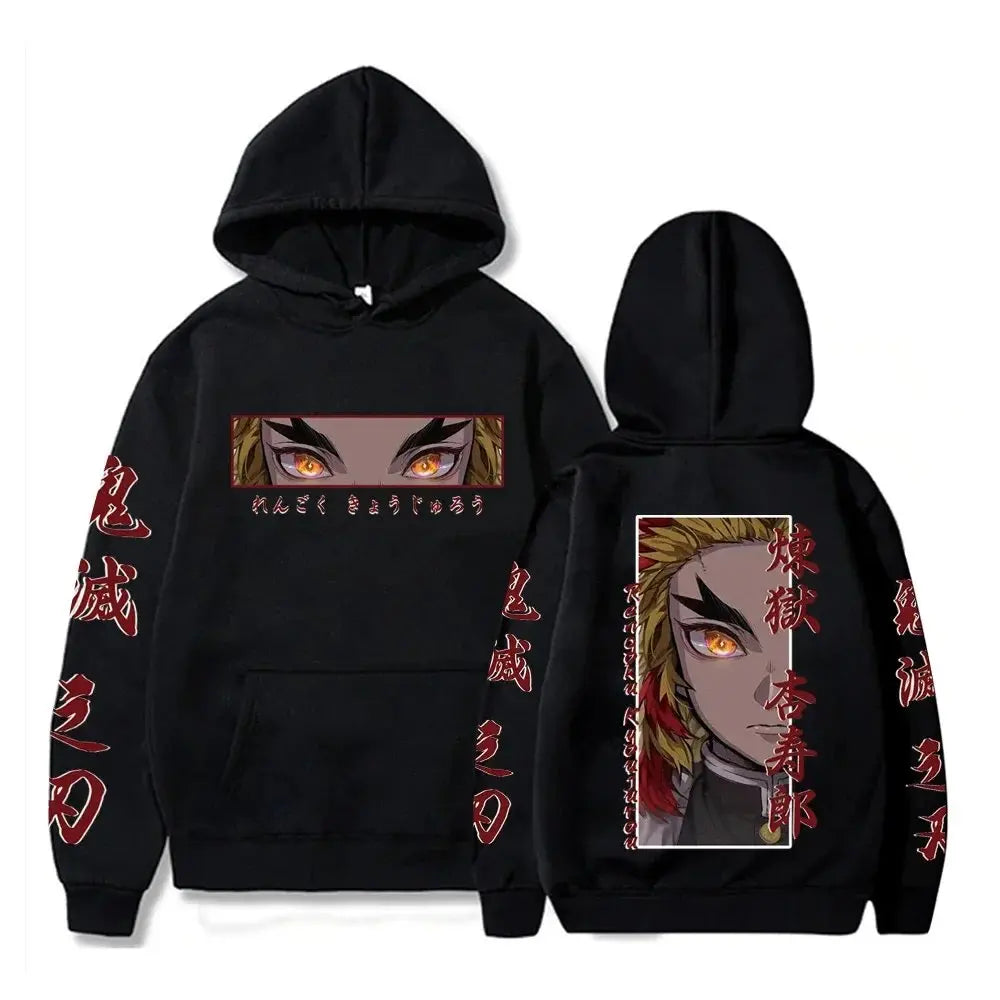 Anime Hoodie Men Women Pullover Sweatshirt Casual Streetwear Cosplay Costume Graphic Hooded Jacket Autumn Winter