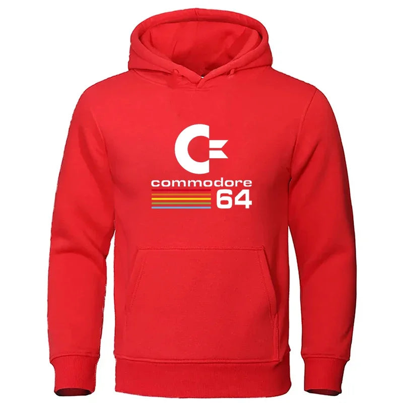 Comfortable Men Hoodie Tracksuit Autumn Winter Male Sweatshirts Commodore 64 Cool Clothing Long Sleeve Hoodies Street Hooded