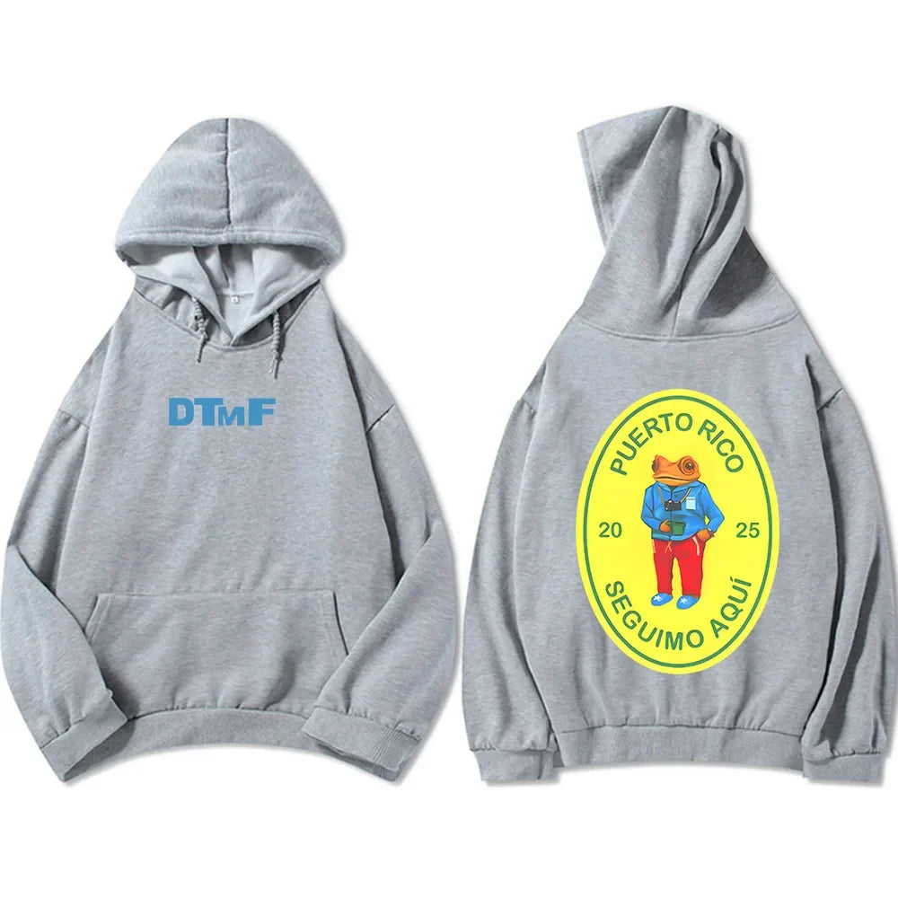 Hoodies Bad Bunny Singer Printing Sweatshirts Men Women Clothing Sudaderas Hombre Male