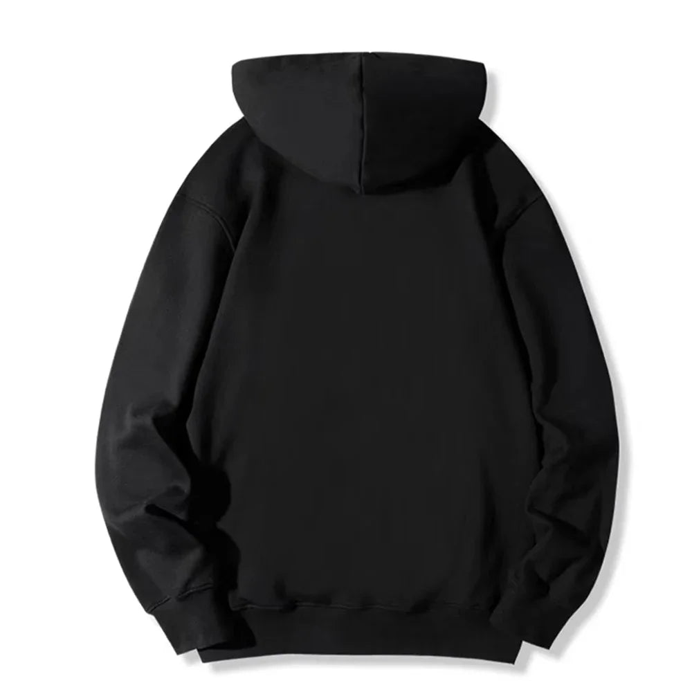 Men's Fleece Zip Up Hoodies Running Sports Sweatshirts Fashion Women Classic Casual Zipper Jackets Y2k Coats Hip Hop Streetwear