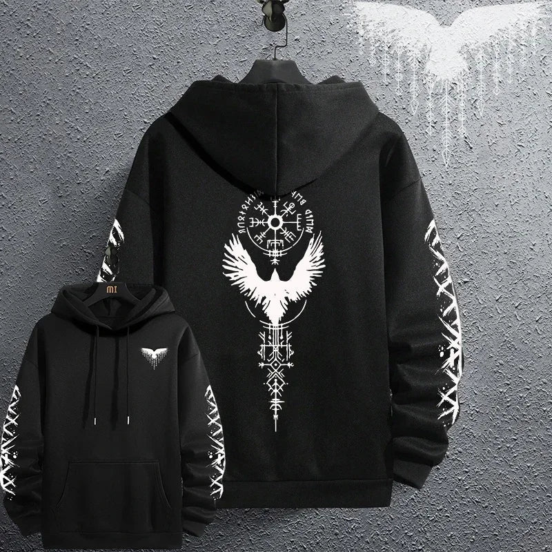 Black Sweatshirts Autumn Winter Male Daily Casual Sporty Jogging Hoodie Men's Outwear Fashion Pullover