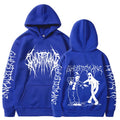 Ghostemane Double Sided Print Hoodie Men's Fashion Hip Hop Metal Rock Hoodies Gothic Oversized Sweatshirt Tracksuit Streetwear