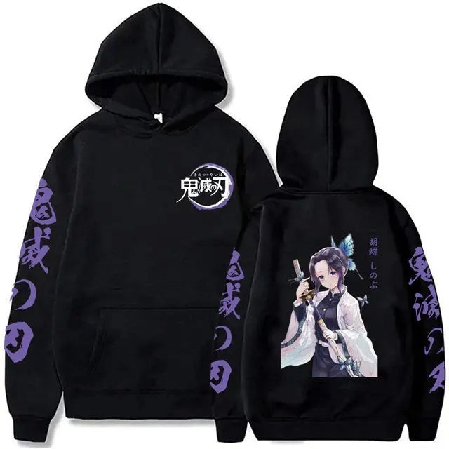 Anime Hoodie Men Women Pullover Sweatshirt Casual Streetwear Cosplay Costume Graphic Hooded Jacket Autumn Winter