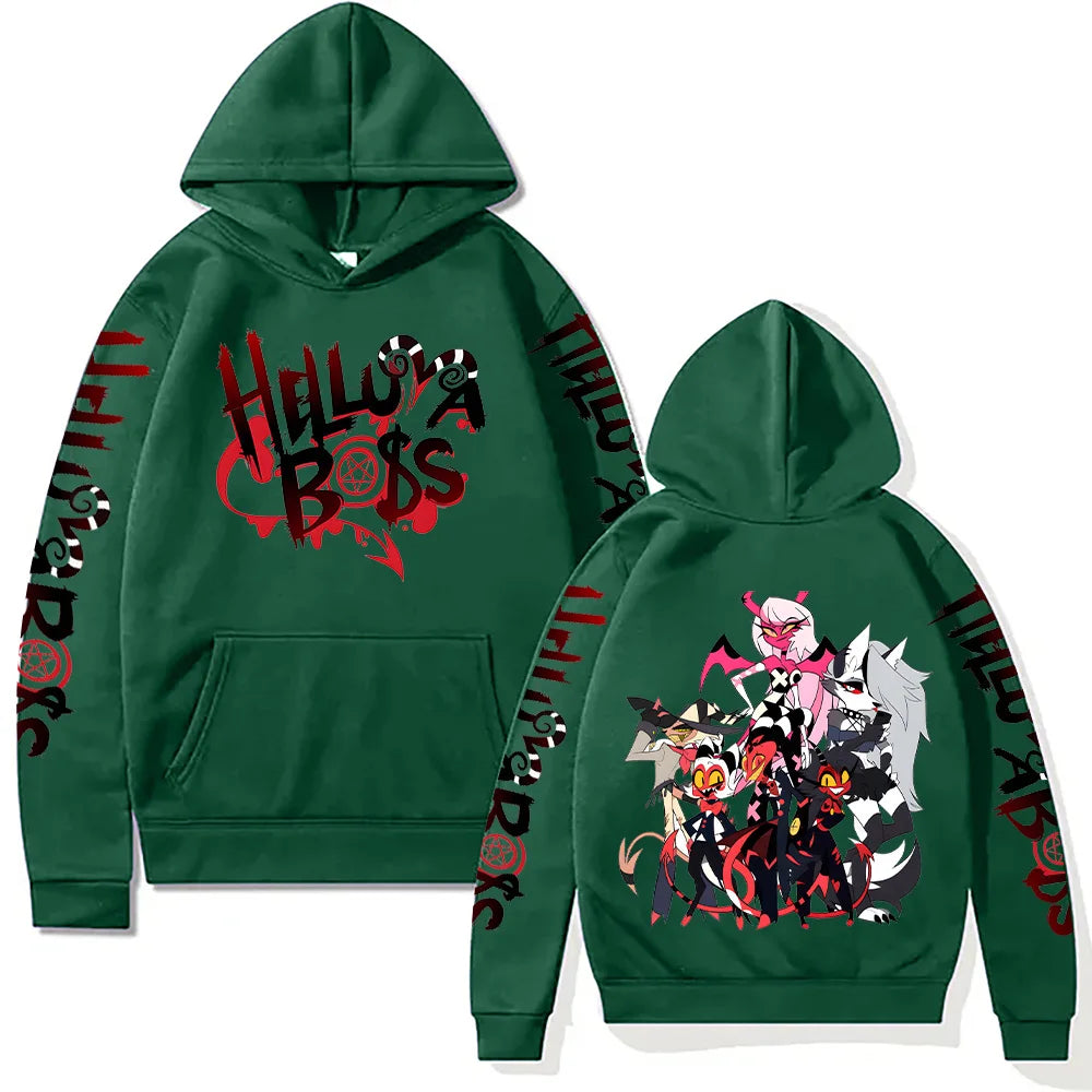 Hoodies New Trends Y2k Aesthetic Anime Sweatshirt Unisex Loose Hip Hop Streetwear Vintage Harajuku Pullovers Casual