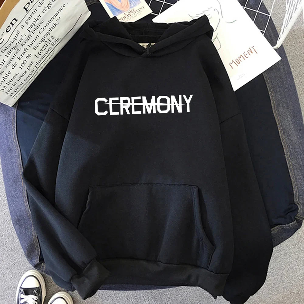 Hoodie Hot Song Ceremony Retro Women/men Hoodies Autumn Winter Clothes Aesthetic Sweatshirt Vintage