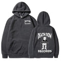 Death Row Records Hoodies Spring Autumn Fleece Hoodie Pullover Fashion Men Women Loose Hooded Sweatshirts Hip Hop Streetwear Top