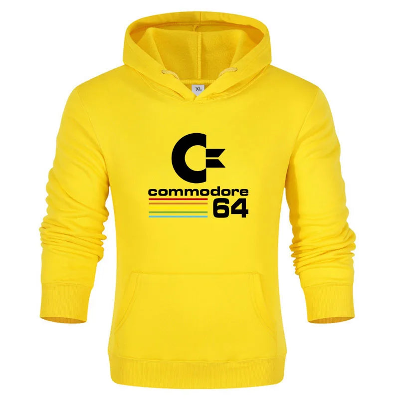 Comfortable Men Hoodie Tracksuit Autumn Winter Male Sweatshirts Commodore 64 Cool Clothing Long Sleeve Hoodies Street Hooded