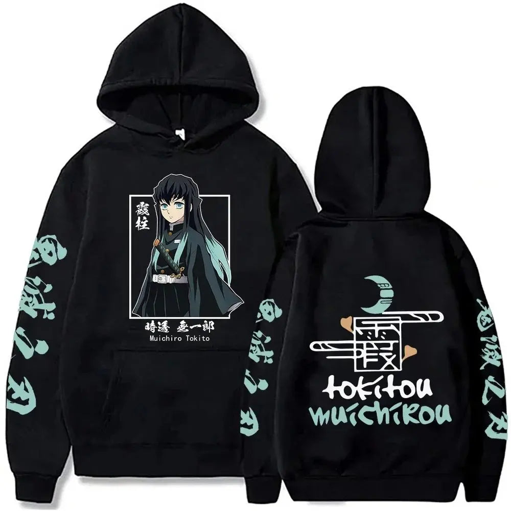 Anime Hoodie Men Women Pullover Sweatshirt Casual Streetwear Cosplay Costume Graphic Hooded Jacket Autumn Winter