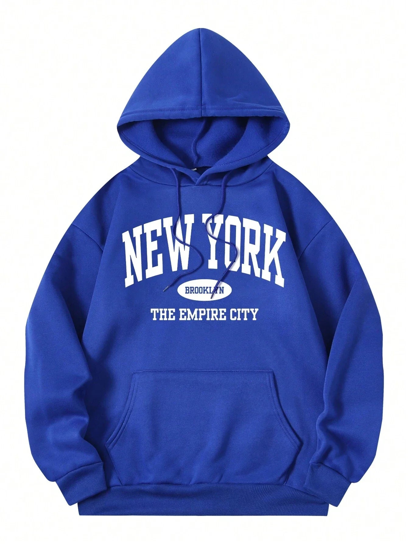 New York City Brooklyn Creative Letter Printed Female Hoodies Multicolor Loose Hoody Y2K Street Sportswear Fleece Hoodie Unisex
