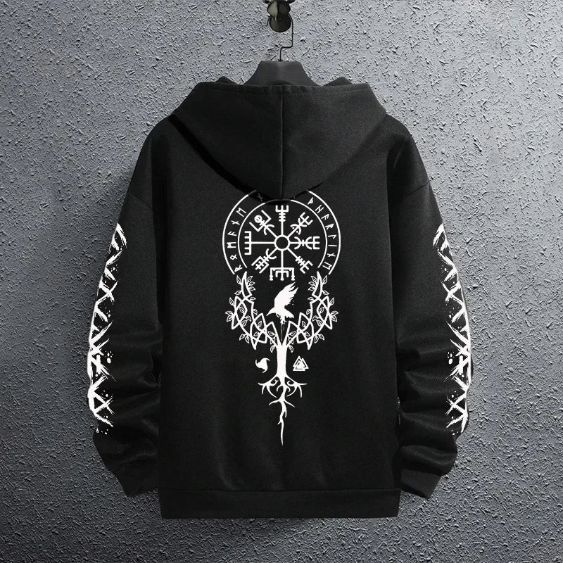 Black Sweatshirts Autumn Winter Male Daily Casual Sporty Jogging Hoodie Men's Outwear Fashion Pullover