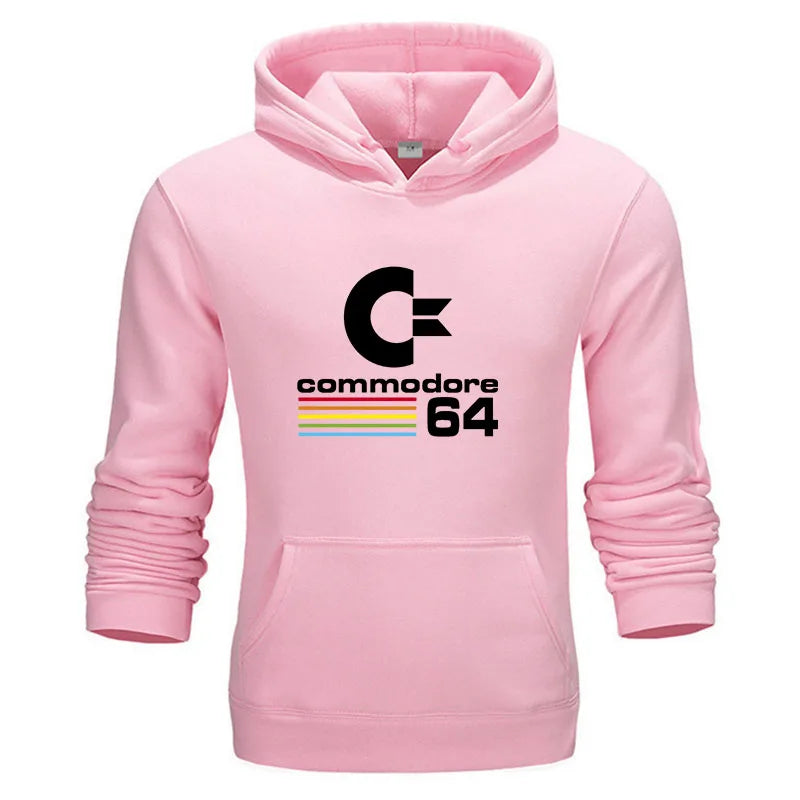 Comfortable Men Hoodie Tracksuit Autumn Winter Male Sweatshirts Commodore 64 Cool Clothing Long Sleeve Hoodies Street Hooded