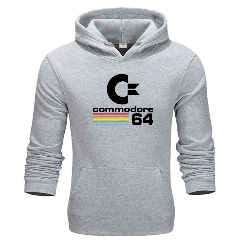 Comfortable Men Hoodie Tracksuit Autumn Winter Male Sweatshirts Commodore 64 Cool Clothing Long Sleeve Hoodies Street Hooded