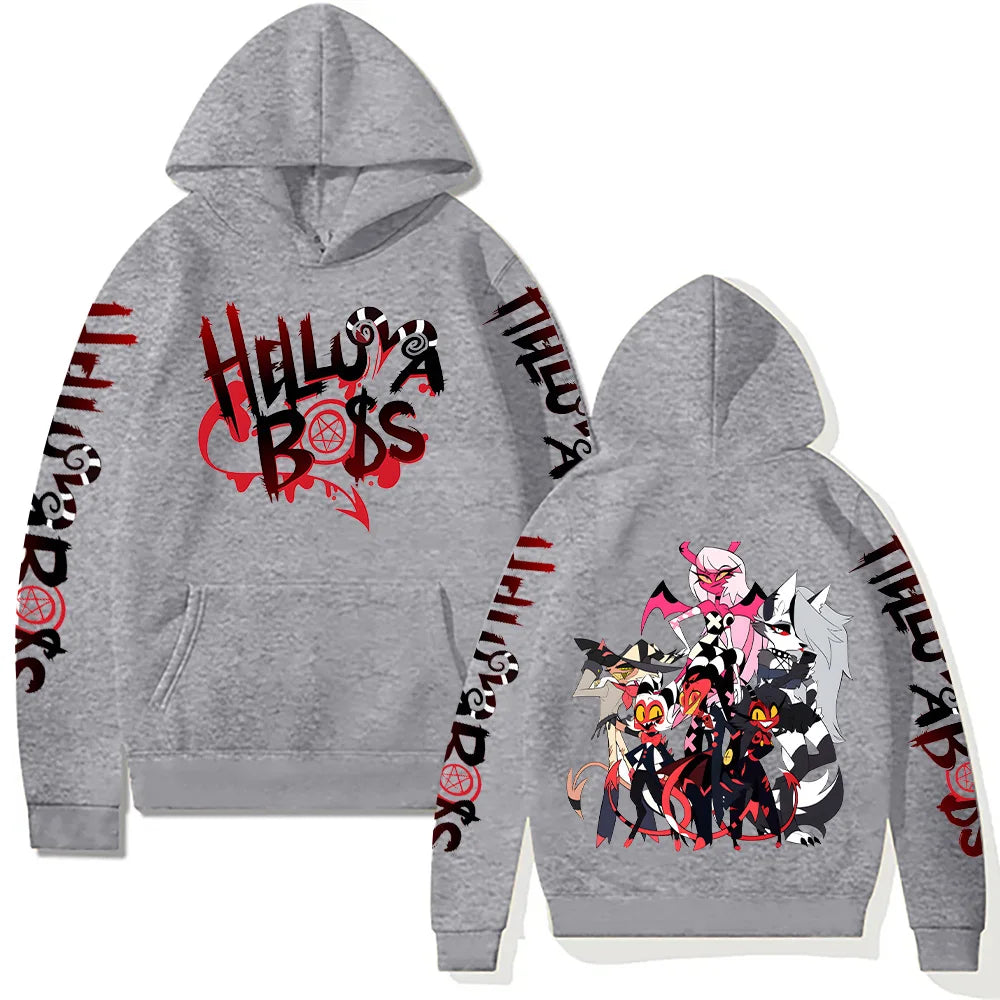 Hoodies New Trends Y2k Aesthetic Anime Sweatshirt Unisex Loose Hip Hop Streetwear Vintage Harajuku Pullovers Casual
