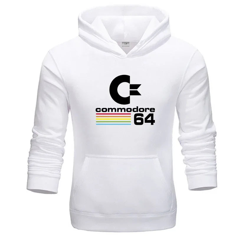 Comfortable Men Hoodie Tracksuit Autumn Winter Male Sweatshirts Commodore 64 Cool Clothing Long Sleeve Hoodies Street Hooded