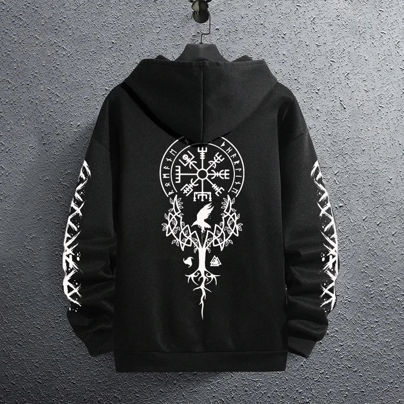 Black Sweatshirts Autumn Winter Male Daily Casual Sporty Jogging Hoodie Men's Outwear Fashion Pullover