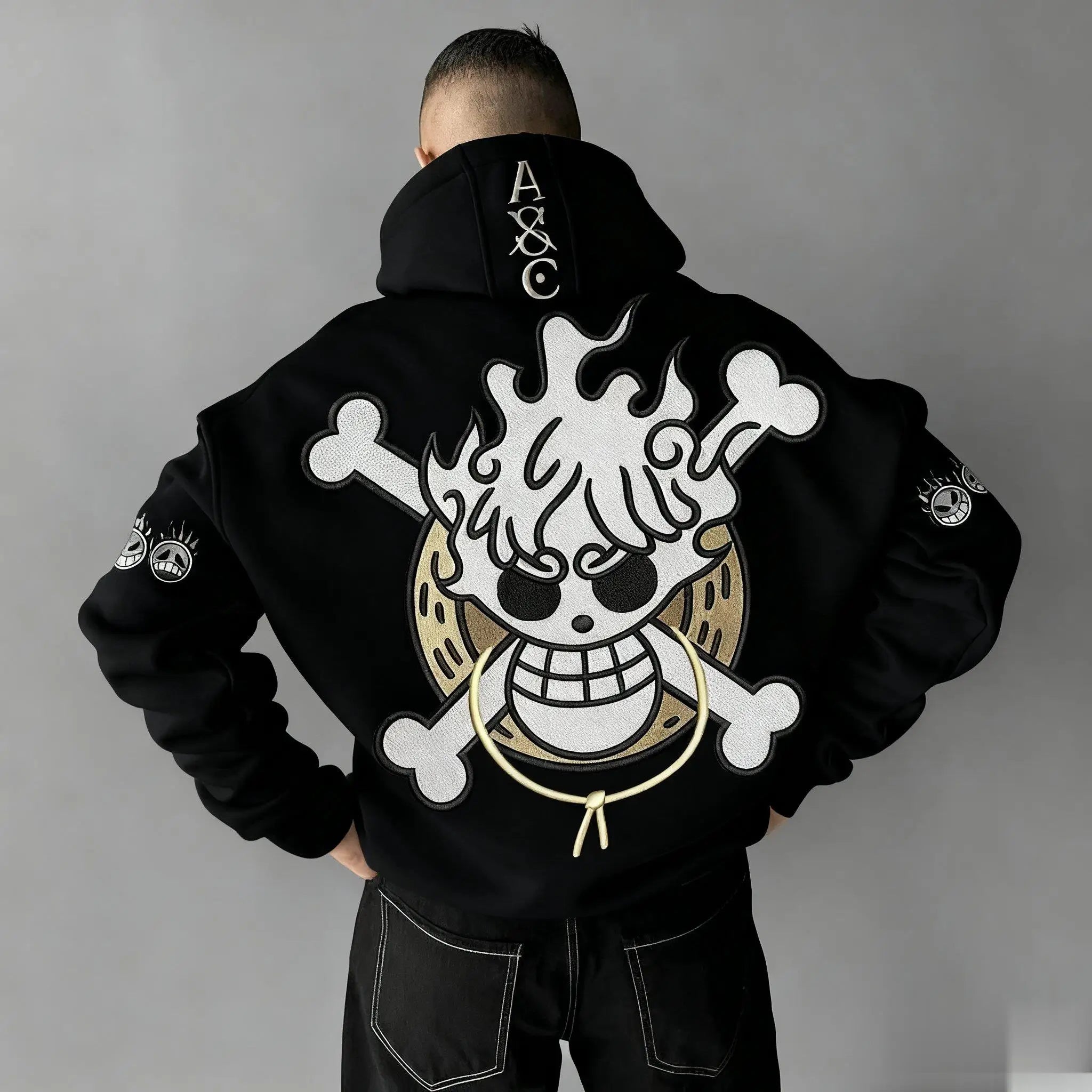Oversized One Piece Anime Hoodie Men Women Pullover Sweatshirt Cartoon Graphic Print Streetwear Casual Autumn Winter Y2k Clothes
