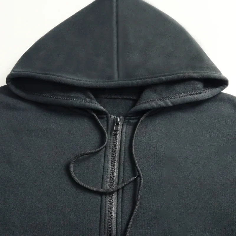 Funny The Apothecary Diaries Print Hoodies Men Women Casual Harajuku Zipper Hooded Pullovers Coat Anime Streetwear Sweatshirt