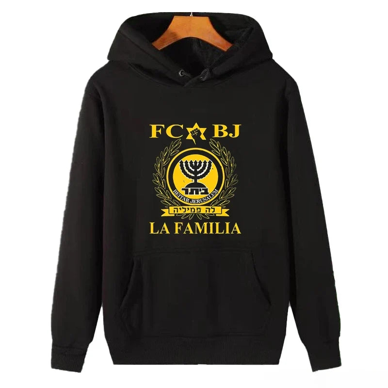 Premium La Familia Beitar hoodies Soccers Funny Fashion graphic Hooded sweatshirts Jerusalem High Quality thick sweater hoodie