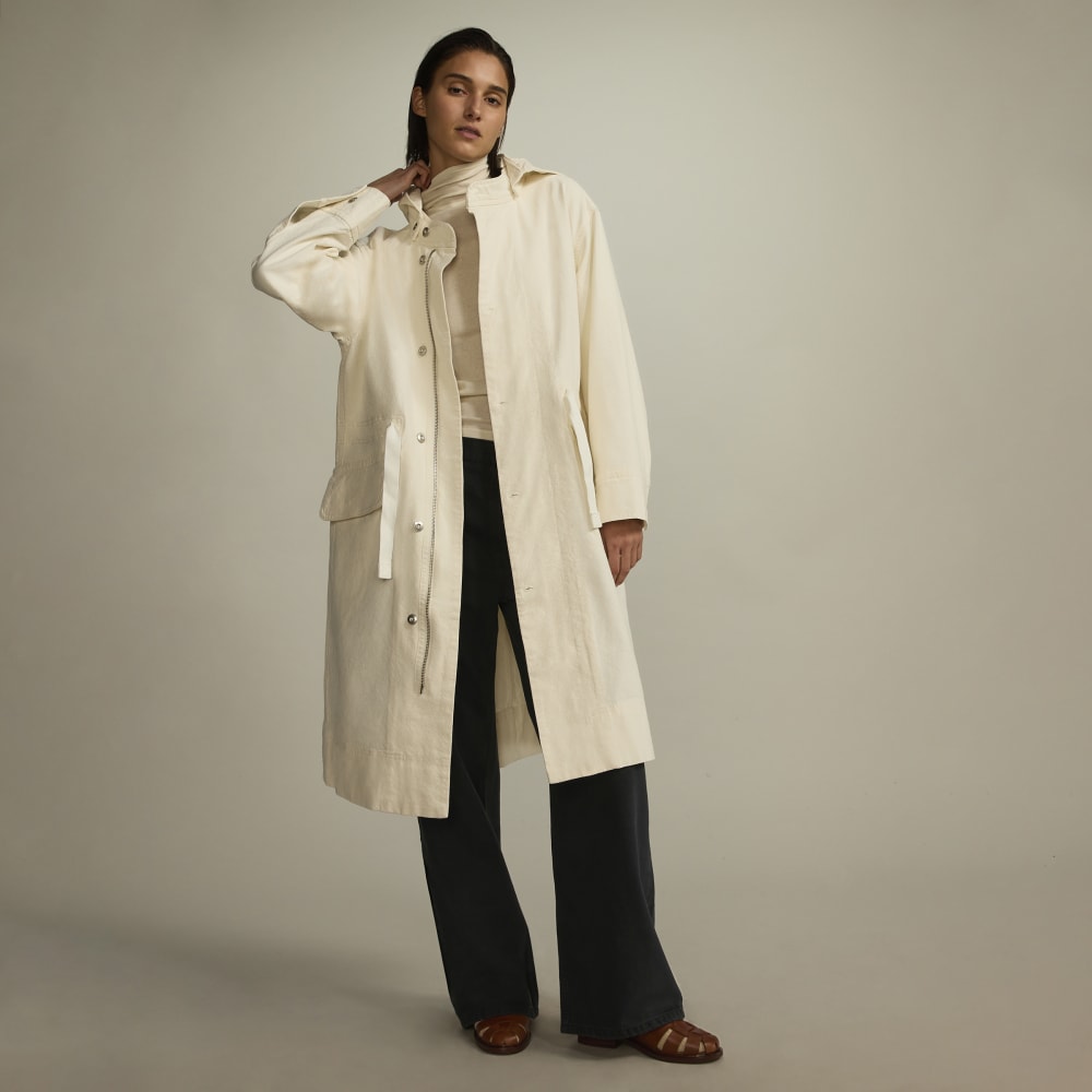 The Canvas Organic Cotton Parka | Bone